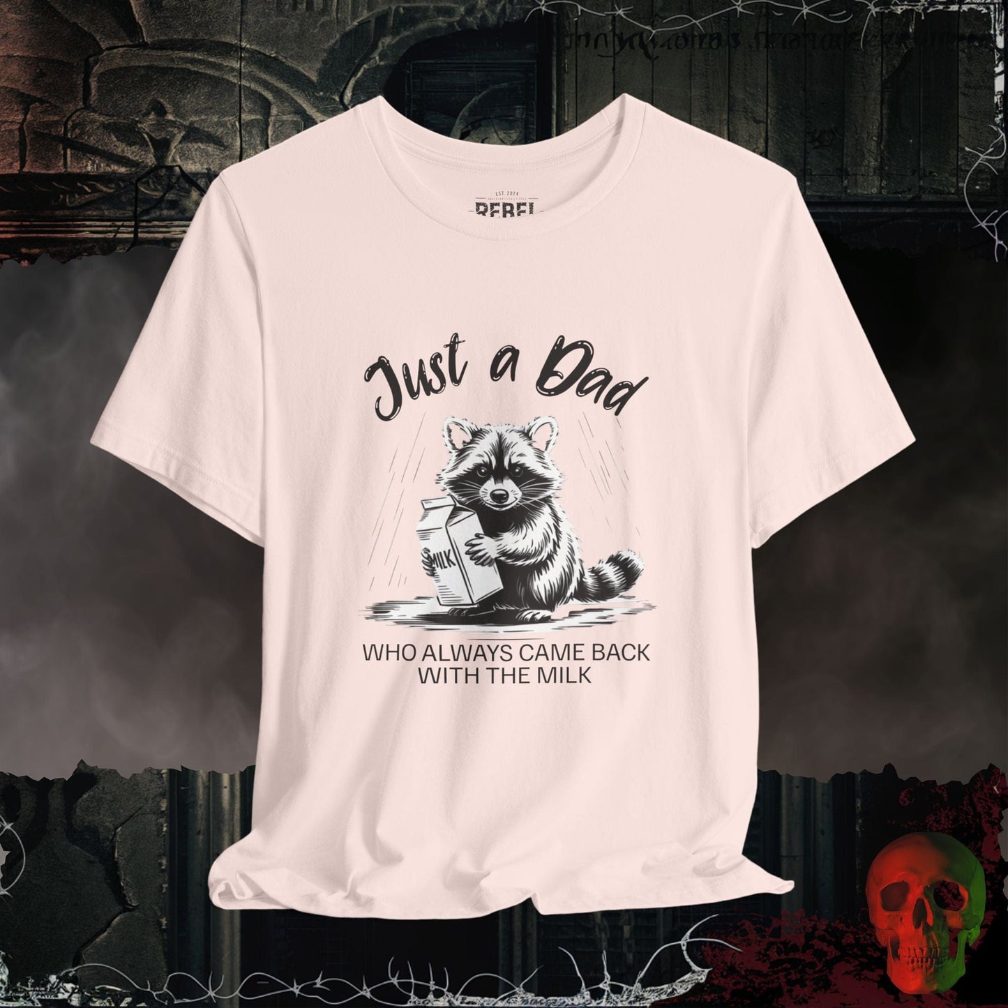 T-Shirt Soft Pink / S Just a Dad Milk Run T-Shirt