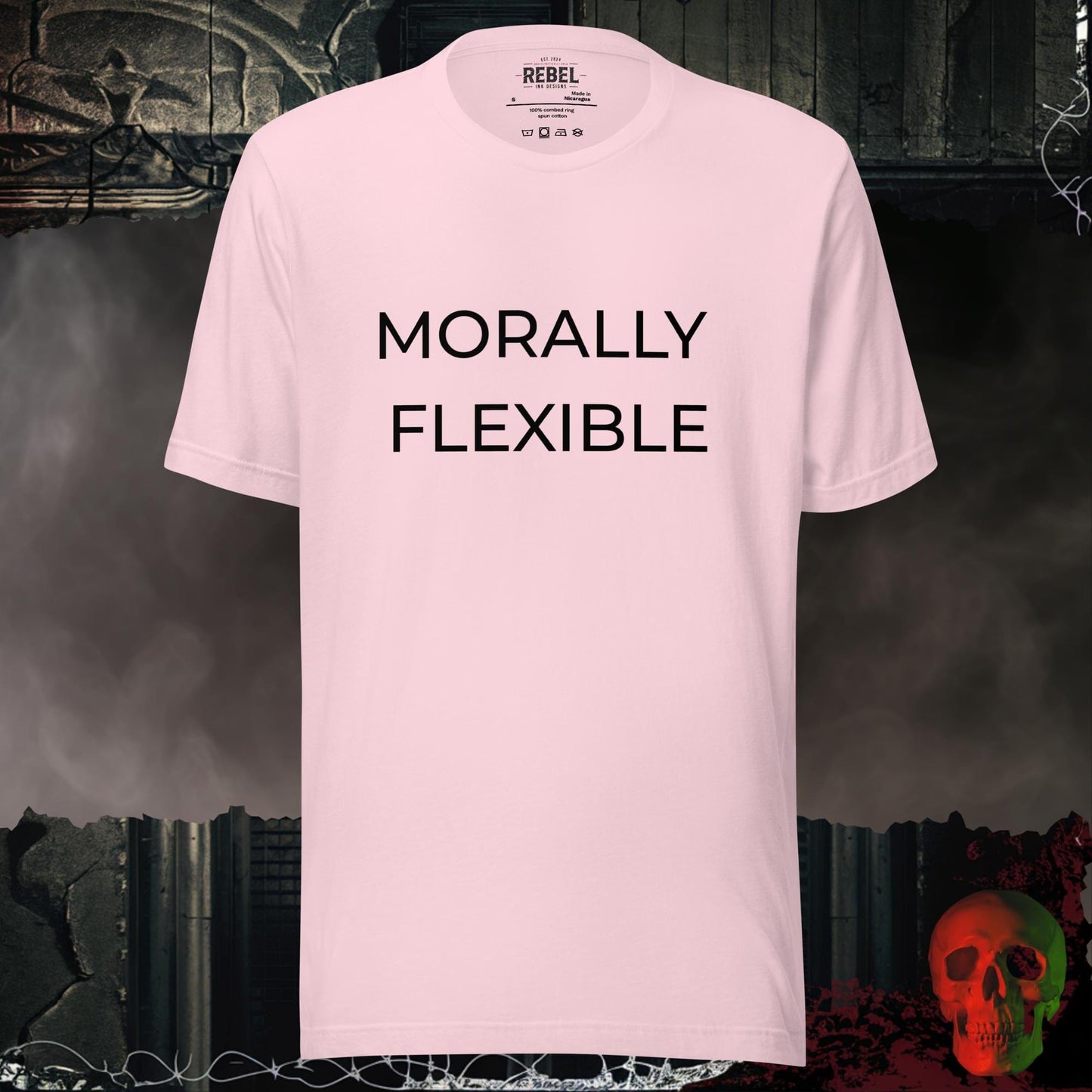 T-Shirt Soft Pink / S Morally Flexible T-Shirt
