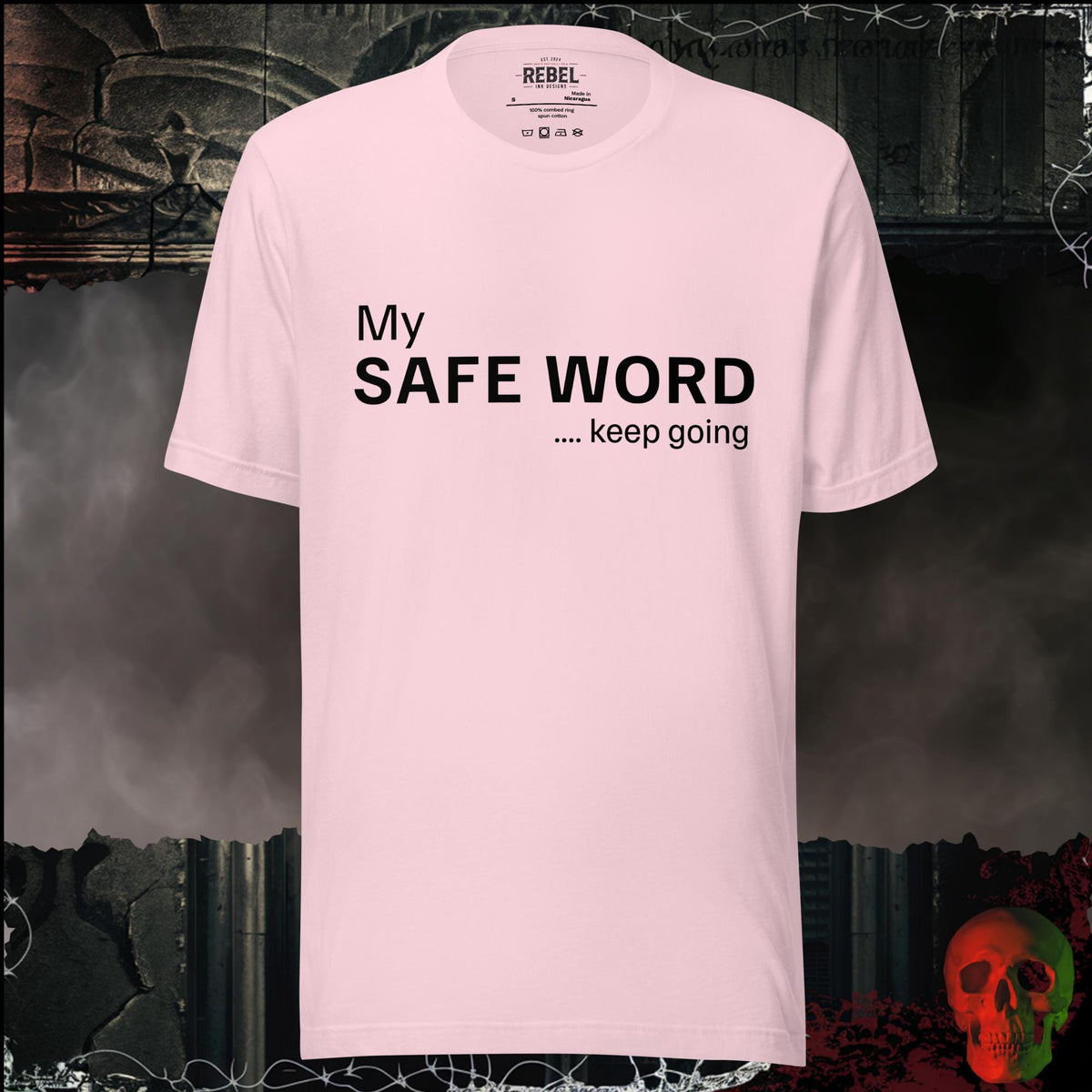 T-Shirt Soft Pink / S My Safe Word Funny Graphic Tee | Rebel Ink Designs