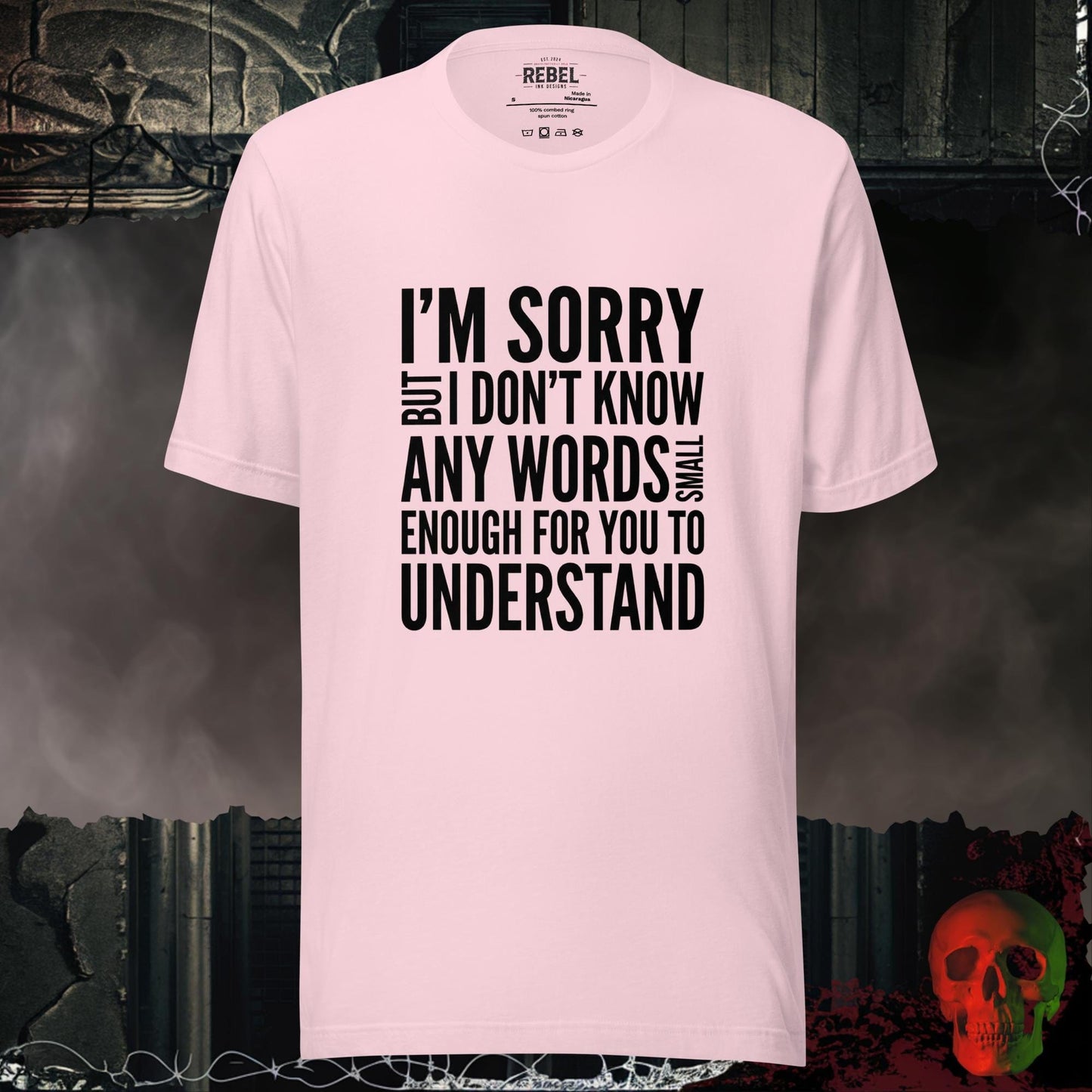T-Shirt Soft Pink / S Not Enough Small Words T-Shirt