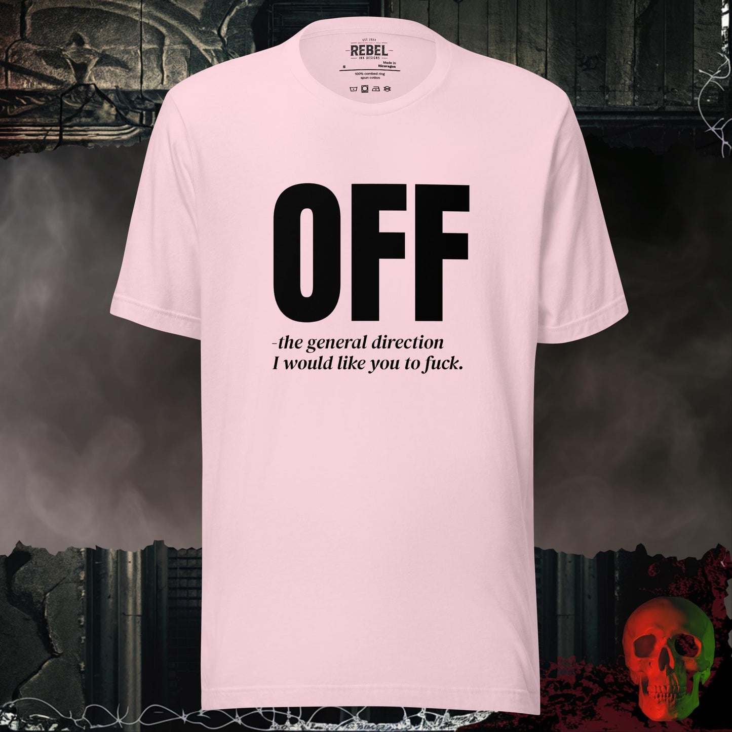 T-Shirt Soft Pink / S Off - The General Direction T-Shirt