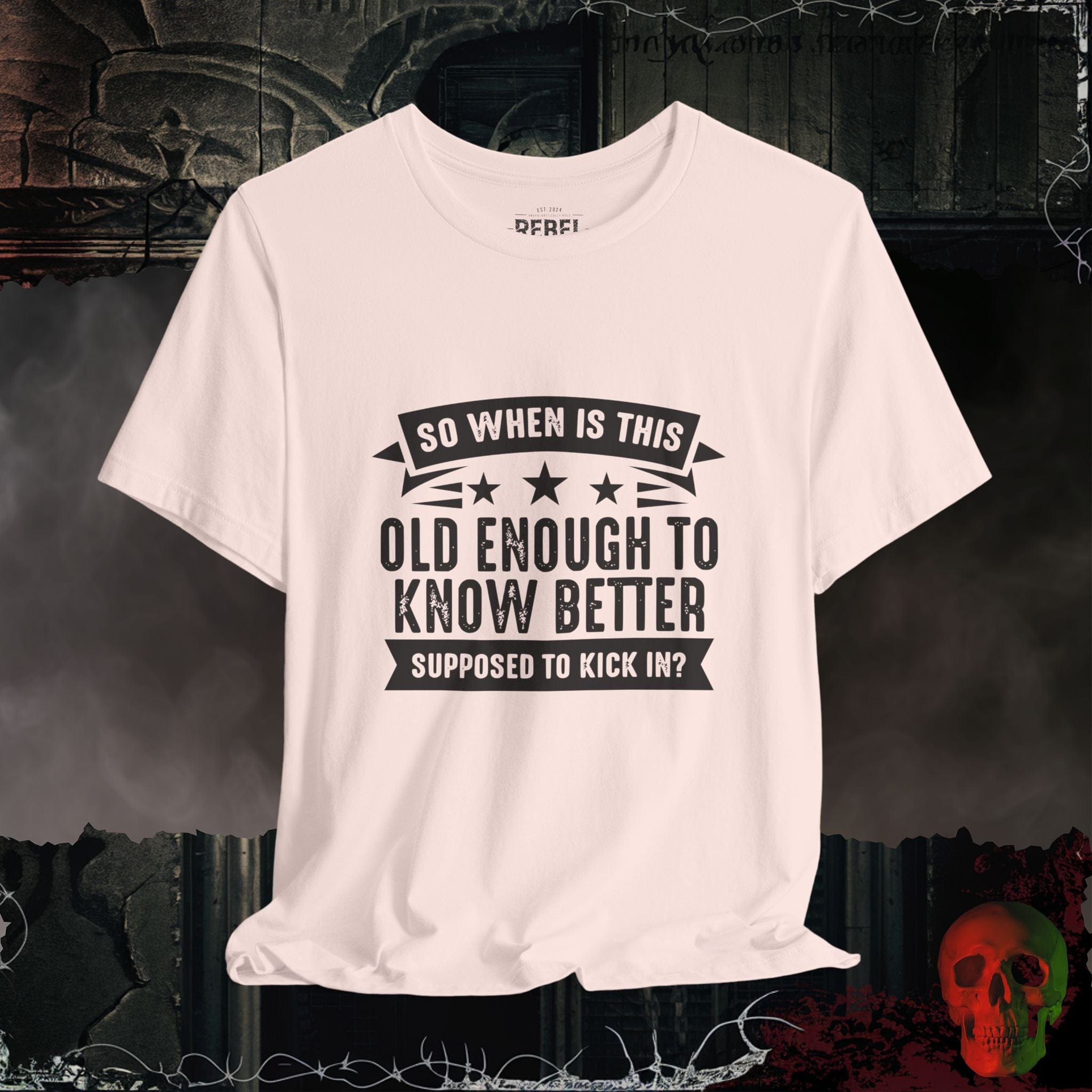 T-Shirt Soft Pink / S Old Enough To Know Better T-Shirt