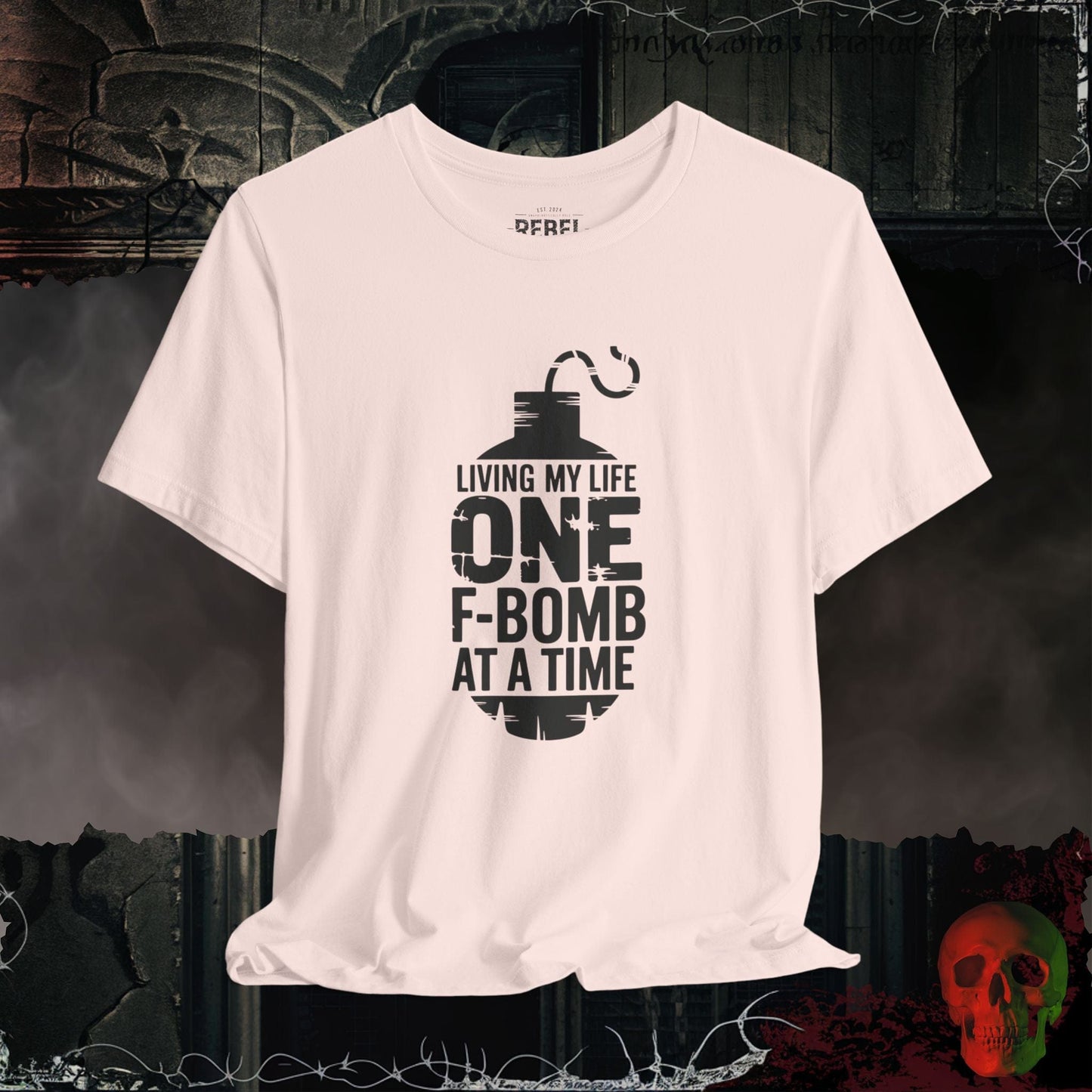 T-Shirt Soft Pink / S One F-Bomb at a Time T-Shirt