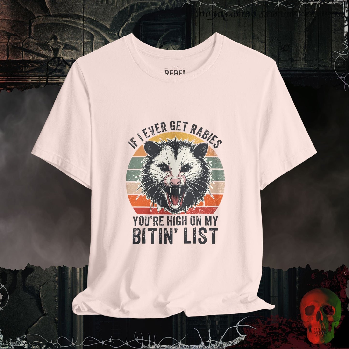 T-Shirt Soft Pink / S Rabid Revenge – Bitin’ List Tee