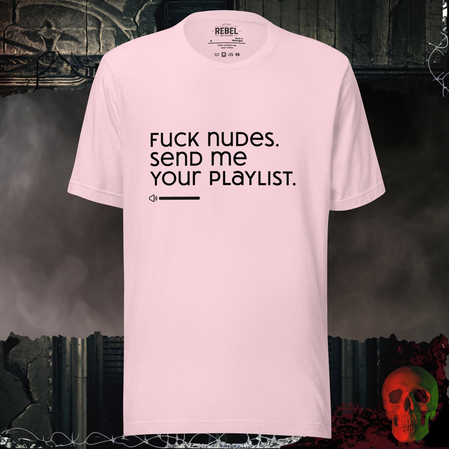 T-Shirt Soft Pink / S Send Me Your Playlist Tee