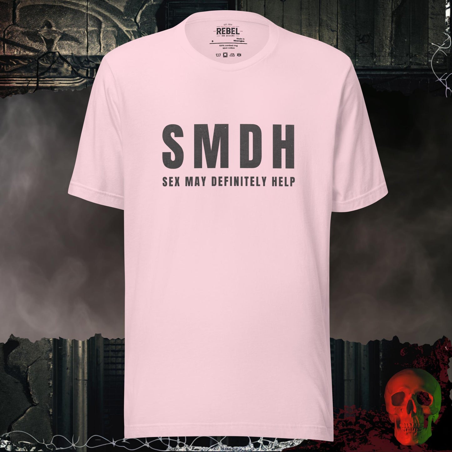 T-Shirt Soft Pink / S Sex May Definitely Help Tee