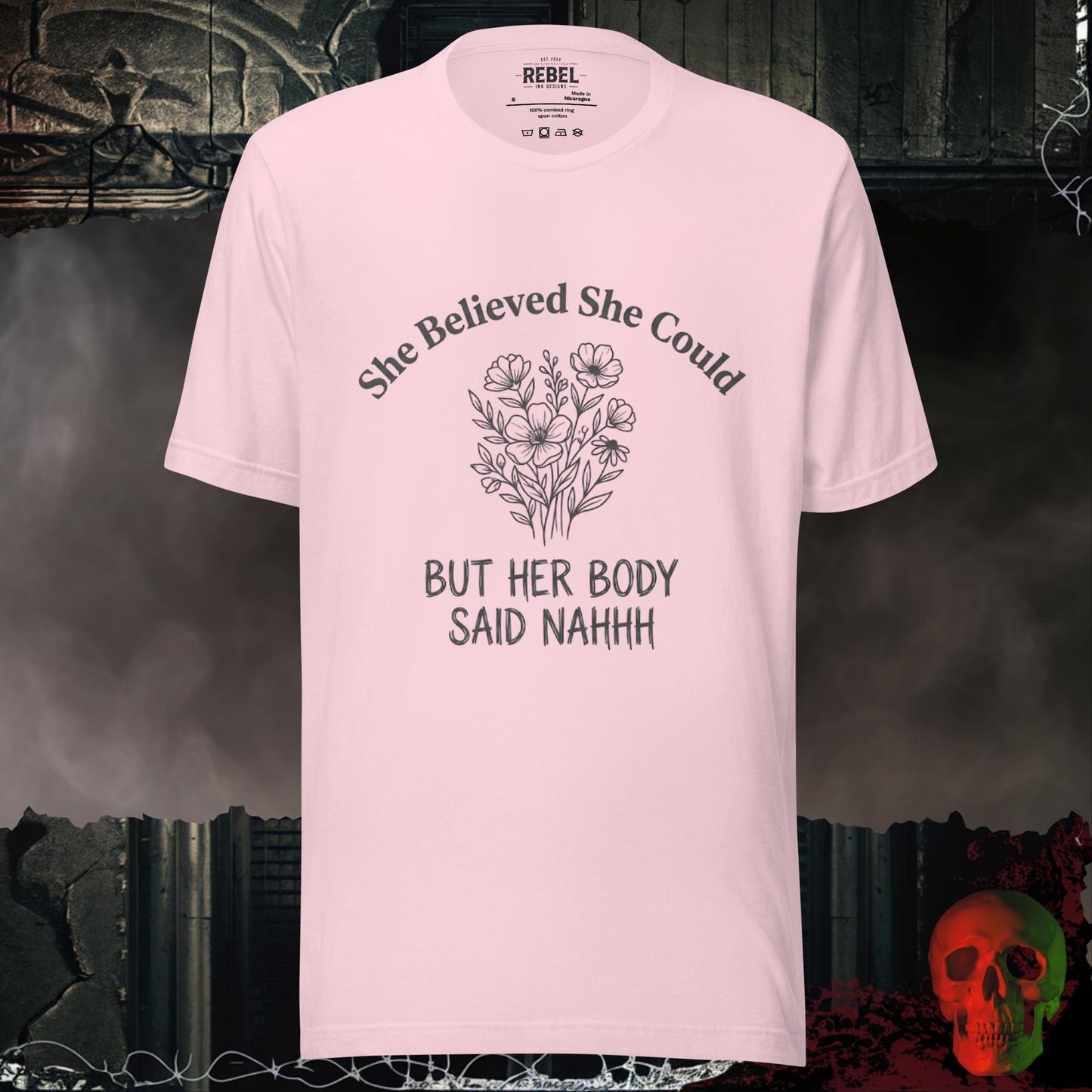 T-Shirt Soft Pink / S She Believed She Could Tee
