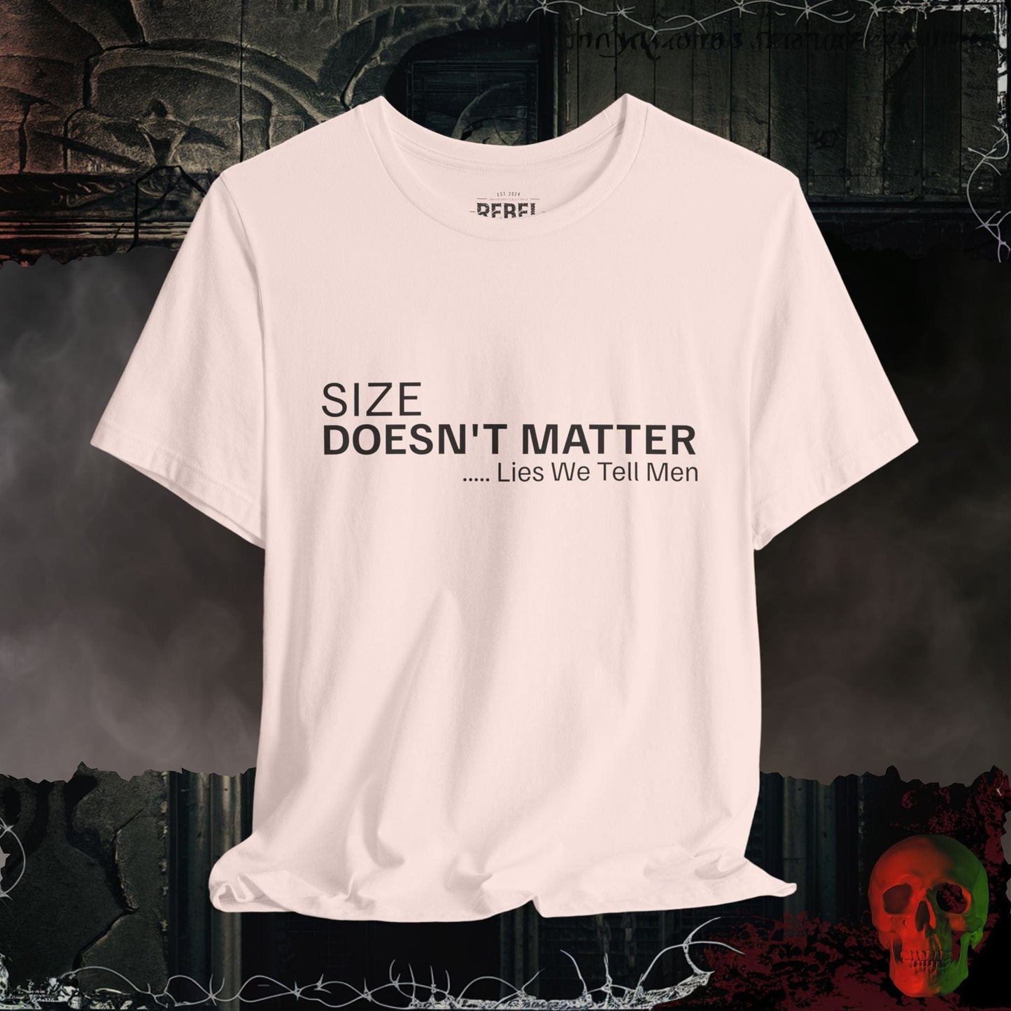 T-Shirt Soft Pink / S "Size Doesn't Matter" T-Shirt