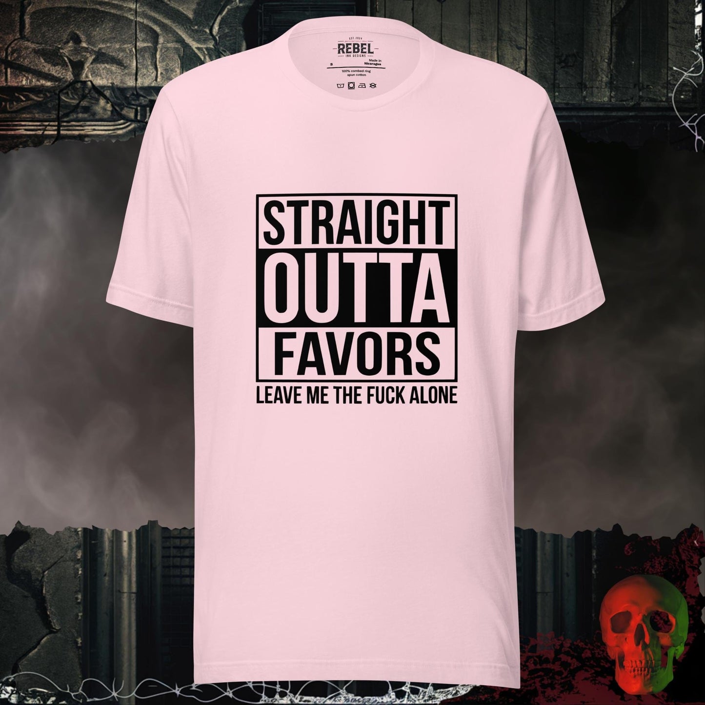 T-Shirt Soft Pink / S Straight Out of Favors Tee