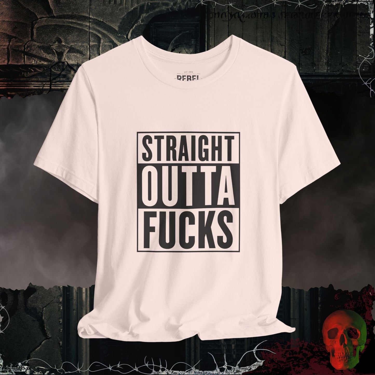 T-Shirt Soft Pink / S Straight Outta F*cks T-Shirt