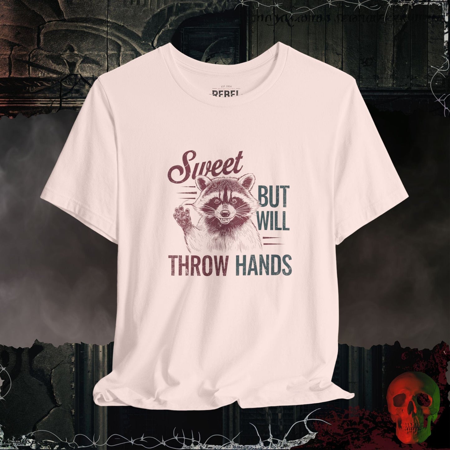 T-Shirt Soft Pink / S Sweet but Throwing Hands Tee