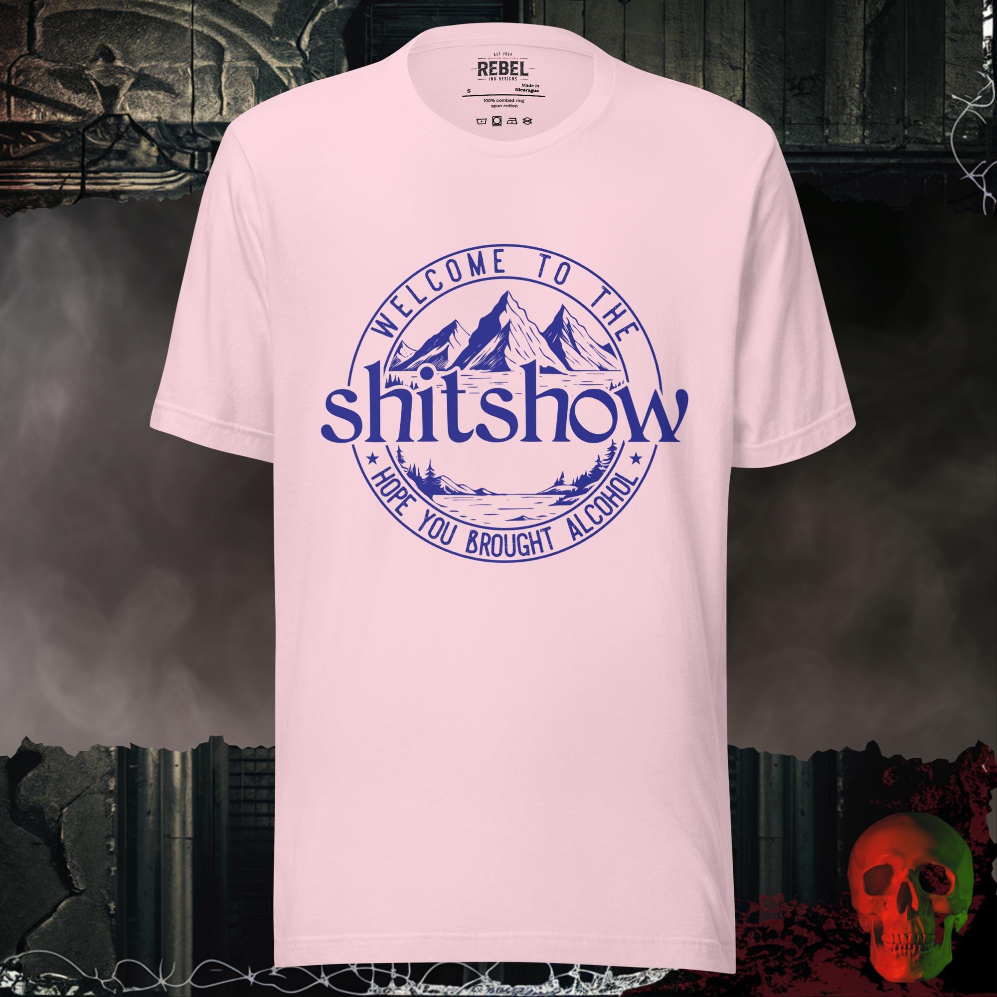 T-Shirt Soft Pink / S Welcome to the Shitshow Graphic Tee | Rebel Ink Designs