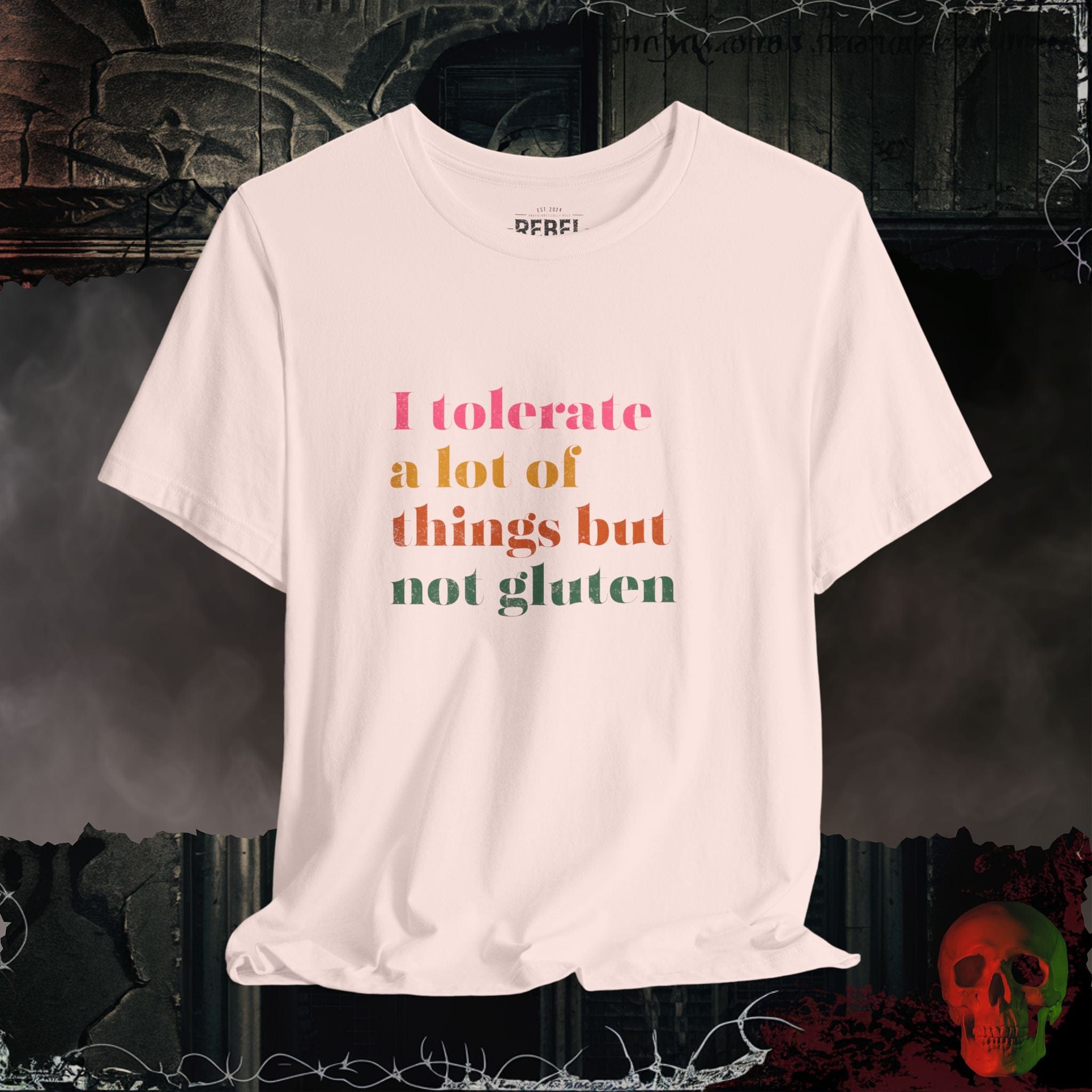 T-Shirt Soft Pink / S Zero Tolerance for Gluten Tee