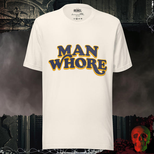 T-Shirt Vintage White / S Man Whore Tee