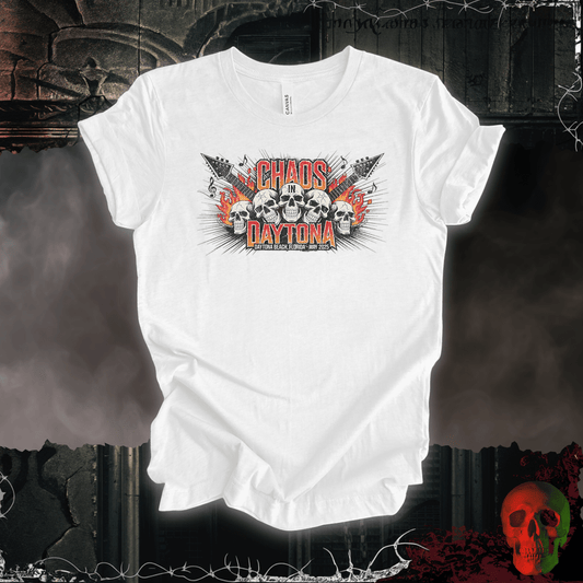T-Shirt White / S Chaos In Daytona Tee