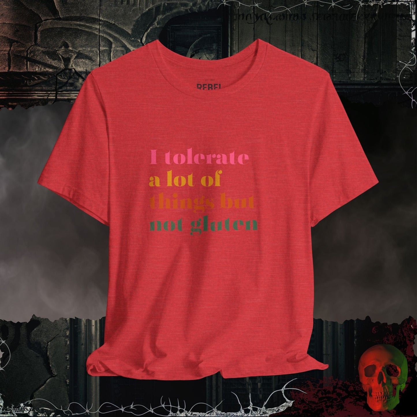 T-Shirt Zero Tolerance for Gluten Tee