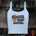 Tanks Solid Baby Blue Blend / XS I Was Like Whatever, Bitches. And the Bitches Whatevered Women’s Crop Tank | Rebel Ink Designs