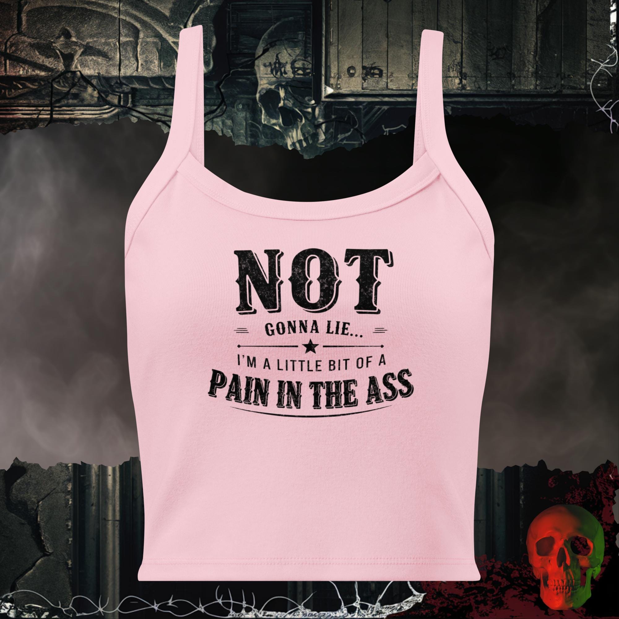 Tanks Solid Pink Blend / XS Not Gonna Lie Ladies Crop Tank