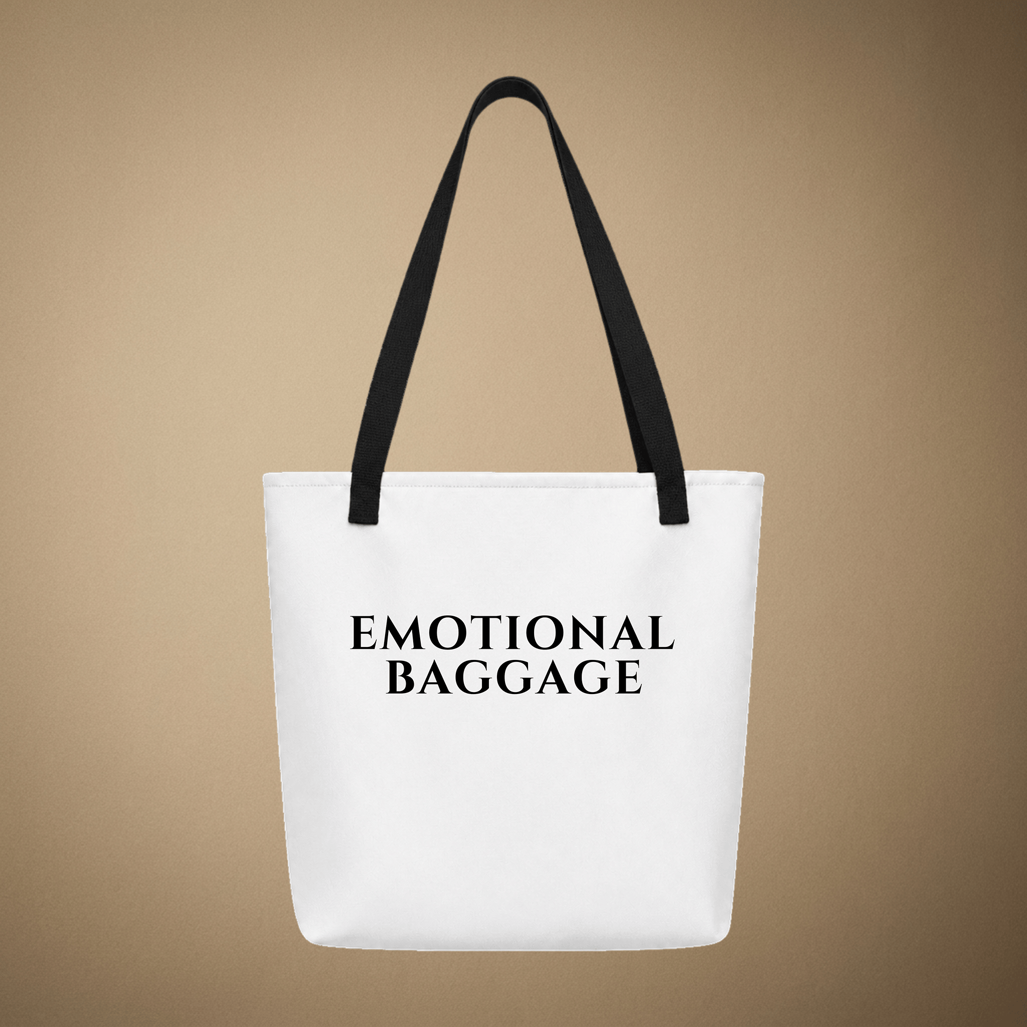 Tote Bag - White Emotional Baggage Tote Bag - White | Rebel Ink Designs