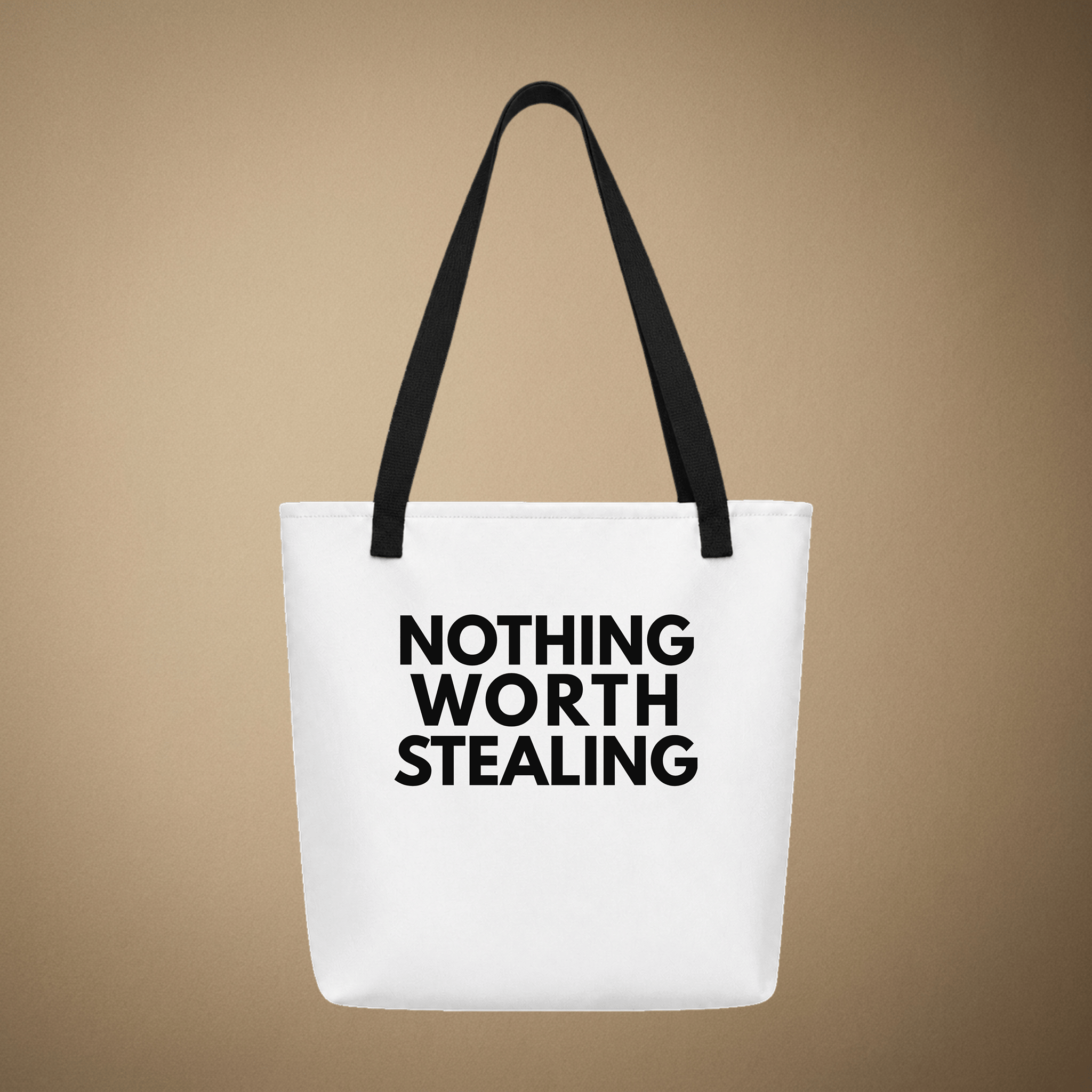 Tote Bag - White Nothing Worth Stealing Tote Bag - White | Rebel Ink Designs