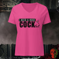 V-Neck Berry / S Huge COCK-tail Relaxed V-Neck