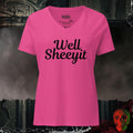 V-Neck Berry / S Well Sheeyit Relaxed V-Neck