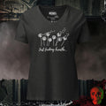 V-Neck Dark Grey Heather / S Just F*cking Breathe V-Neck Tee | Rebel Ink Designs