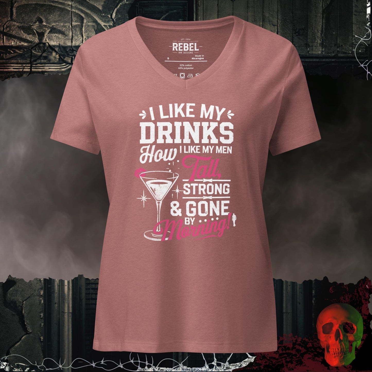 V-Neck Heather Mauve / S Tall & Gone by Morning Relaxed V-Neck