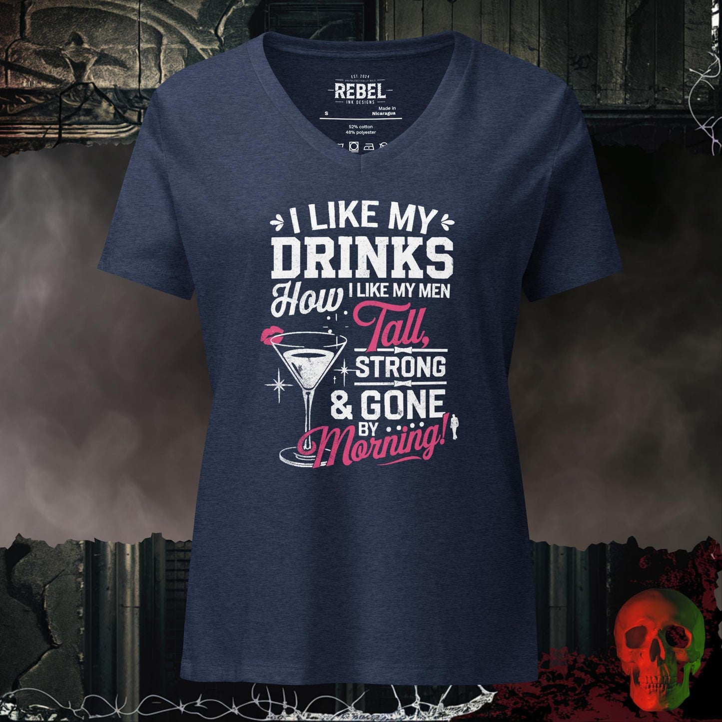 V-Neck Heather Navy / S Tall & Gone by Morning Relaxed V-Neck