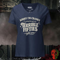 V-Neck Heather Navy / S Terrible Fifties Relaxed V-Neck