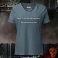 V-Neck Heather Slate / S Bacon and Me Relaxed V-Neck