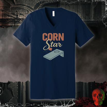 V-neck Navy / S Corn Star V-Neck Tee