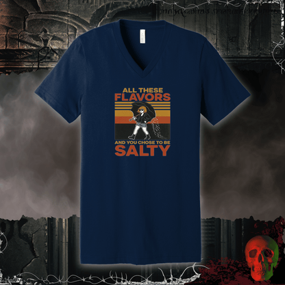 V-neck Navy / S You Are So Salty V-Neck Tee