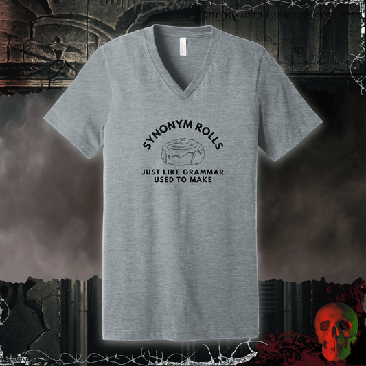 V-neck S / Athletic Heather Synonym Rolls V-Neck Tee