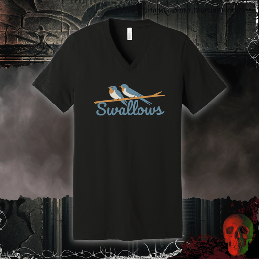 V-neck S / Black Swallow Squad V-Neck Tee
