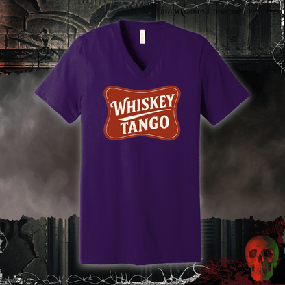 V-neck S / Team Purple Whiskey Tango V-Neck Tee