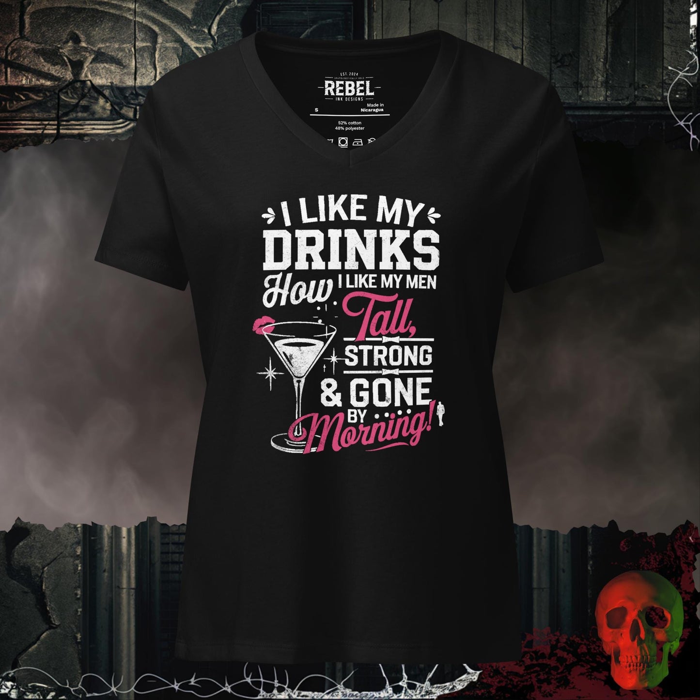 V-Neck Solid Black Blend / S Tall & Gone by Morning Relaxed V-Neck
