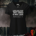 V-Neck Solid Black Blend / S Way More Tattoos Relaxed V-Neck