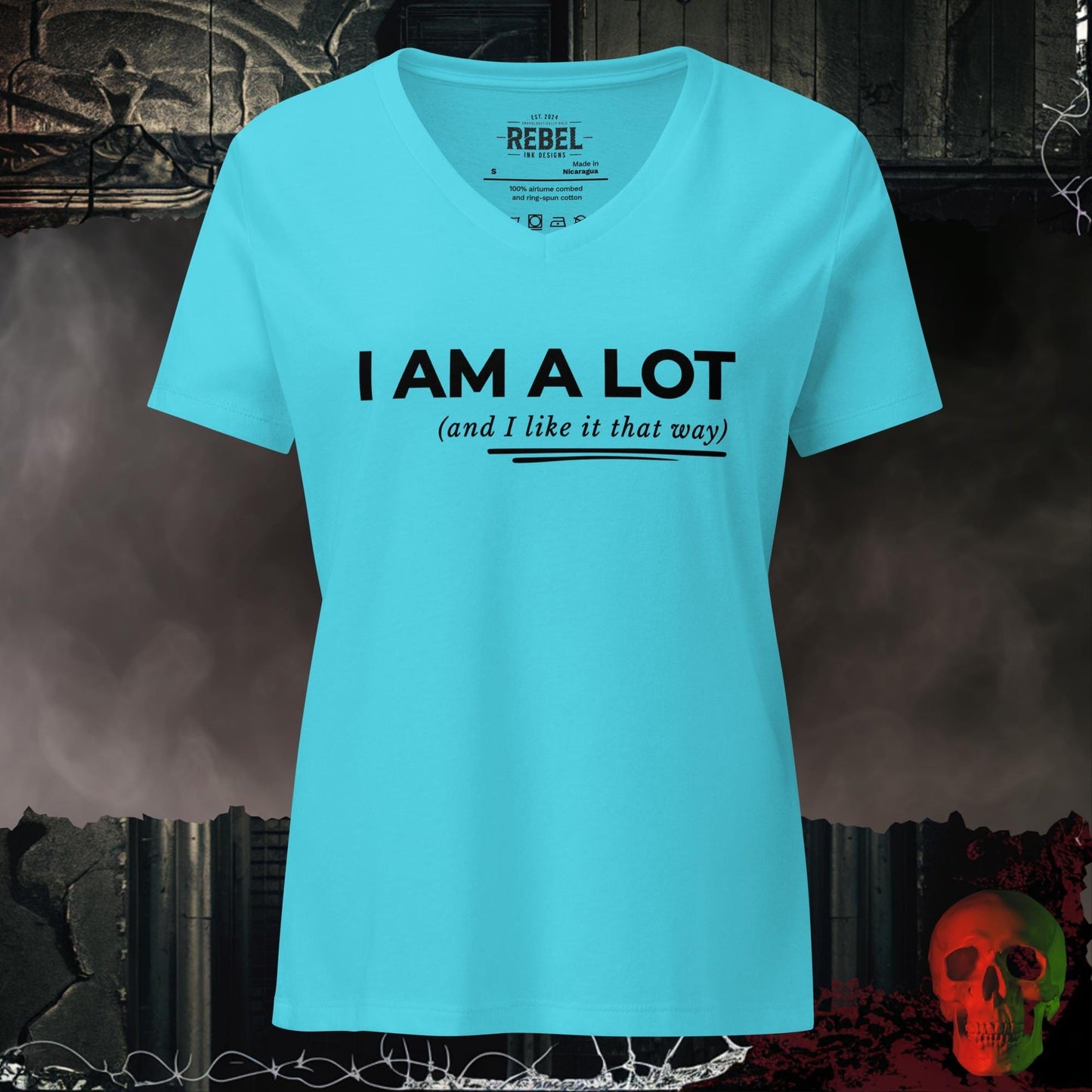 V-Neck Turquoise / S I am a Lot Relaxed V-Neck