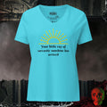 V-Neck Turquoise / S Sarcastic Sunshine Relaxed V-Neck