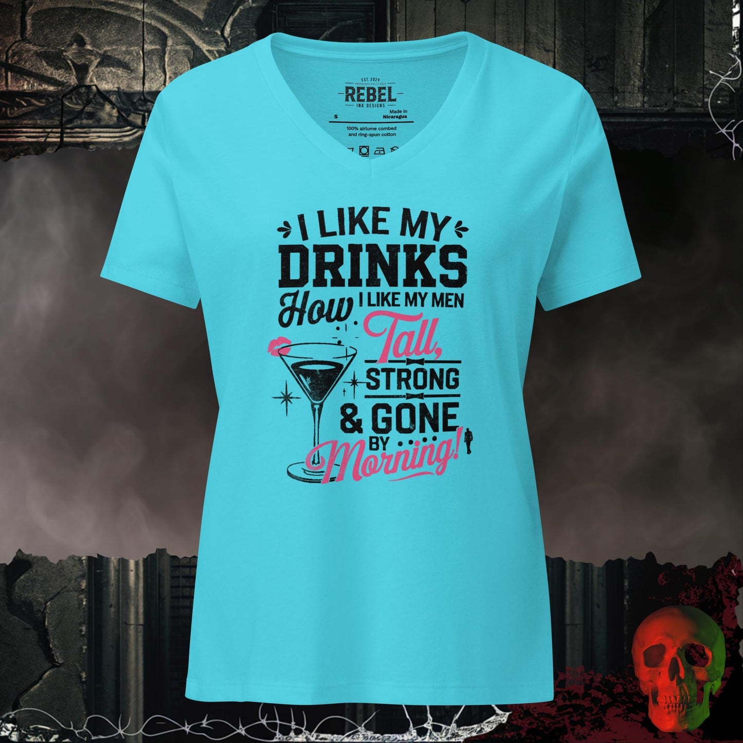 V-Neck Turquoise / S Tall & Gone by Morning Relaxed V-Neck