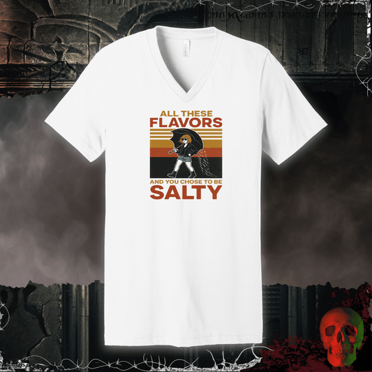 V-neck White / S You Are So Salty V-Neck Tee
